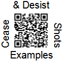 Cease & Desist Shots Examples
